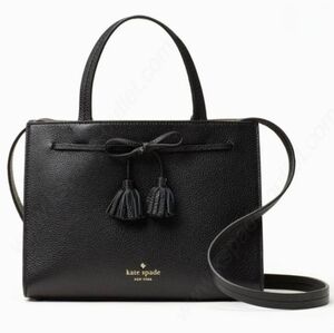 Kate Spade New YORK Hayes Street Isobel Black Satchel with Tassels